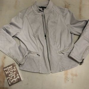 NWOT White House Black Market moto jacket